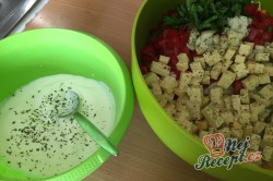 Příprava receptu Těstovinový salát se sýrem čedar, krok 4