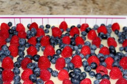 Příprava receptu NEPEČENÉ svěží ovocné řezy, krok 1