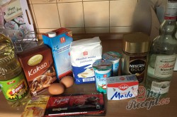 Příprava receptu Fantastický koláč Nescafé se smetanovo čokoládovou pěnou, krok 1