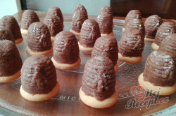 Příprava receptu Ořechové včelí úlky - nepečené vánoční cukroví, krok 3