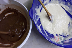 Příprava receptu Mramorový jogurtový koláček, krok 1