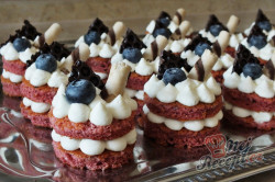 Příprava receptu Mini dortíčky Red velvet, krok 1