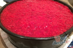 Příprava receptu Nepečený malinový cheesecake - FOTOPOSTUP, krok 6