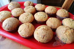 Příprava receptu Výborná rychlovka z hrnečku - tvarohové muffiny s povidly, krok 1