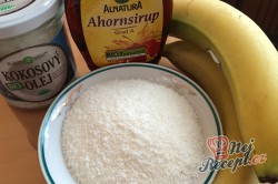 Příprava receptu FITNESS kokosový dort s banány - FOTOPOSTUP, krok 6