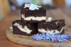 Příprava receptu Zdravější vanilkovo-kakaové brownies s cottage sýrem, krok 1