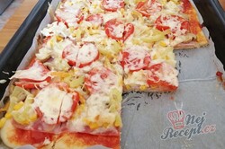 Příprava receptu Fantastická domácí pizza bez droždí (bez kynutí), krok 11