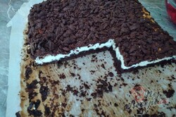 Recept Strouhaný tvarohový koláč s kakaem