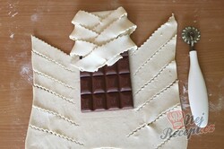 Příprava receptu Expresní čokoládová fantazie v listovém těstě, krok 4