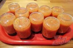 Příprava receptu Cuketovo rajčatová pomazánka do sklenic, krok 11