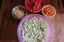 Příprava receptu Cuketovo rajčatová pomazánka do sklenic, krok 5