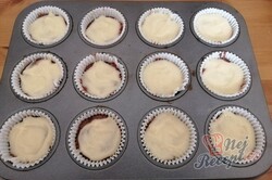 Příprava receptu Vláčné muffiny ZEBRA, krok 1