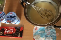 Příprava receptu Hrnkový tvarohový dort na plechu, krok 12