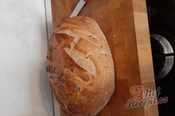 Recept Křupavý hrnkový domácí chléb bez hnětení