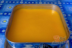 Příprava receptu Tvarohový koláč s pomerančovou želatinou, krok 18