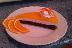 Příprava receptu Tvarohový koláč s pomerančovou želatinou, krok 19