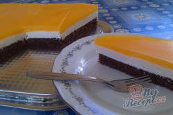 Příprava receptu Tvarohový koláč s pomerančovou želatinou, krok 21