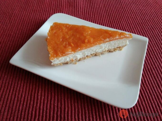 Recept Meruňkový koláč s tvarohovým krémem