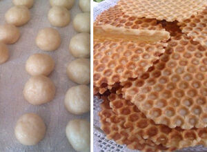 Recept Křupavé sušenky z formy na waffle