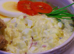 Recept Vajíčkový salát