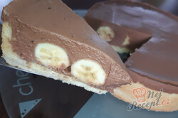 Příprava receptu Banánový dort s čokoládovou pěnou, krok 2