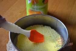 Příprava receptu Jednoduchý tvarohový dort s meruňkami "Sluneční pozdrav", krok 6