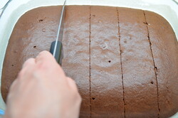 Příprava receptu Čokoládová buchta "grankáčik" připravena za 15 minut, krok 11