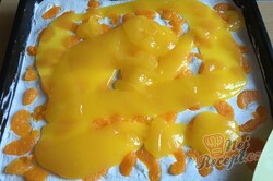 Příprava receptu Nejlepší osvěžující mandarinkové řezy ze zakysané smetany, krok 9