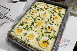 Příprava receptu Salátový slaný dort - hit silvestrovské párty, krok 8
