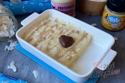 Příprava receptu Zdravý snídaňový koláček raffaello, krok 2