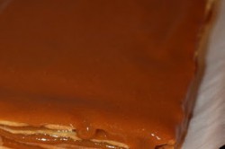 Příprava receptu Křehké karamelové kostky s vlašskými ořechy, krok 1