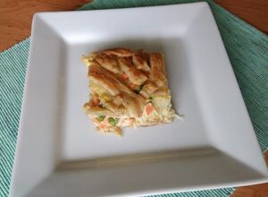 Recept Zeleninový koláč z listového těsta