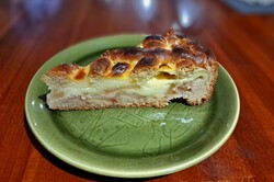 Recept Jablečný koláč s vanilkovým pudinkem