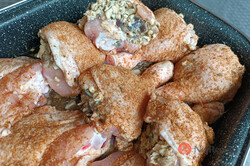 Recept na kuřecí stehna s houbovou nádivkou, která vám připomene nedělní oběd u babičky, krok 1