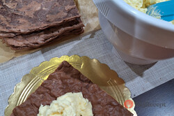 Lahodný dort Karpatka - tradiční polská pochoutka podle receptu od cukrářky., krok 6