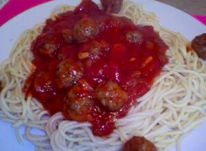 Recept Boloňské špagety (6 porcí)