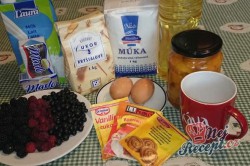 Příprava receptu Ovocný koláč s drobenkou, krok 1