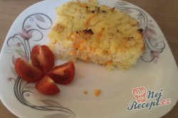 Recept Pečená rýže se šunkou a sýrem