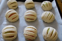 Příprava receptu Vynikající jablíčka v listovém županu s ořechy, krok 4
