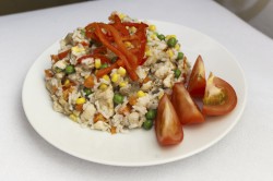 Příprava receptu Zeleninové rizoto s kuřecím masem, krok 1