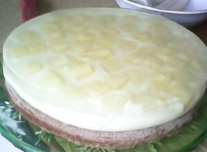 Recept Ananasový průsvitný dort