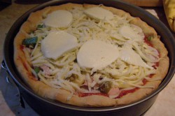Příprava receptu Křupavá pizza Chicago, krok 5