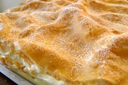 Příprava receptu Ovocné Karpaty s vanilkovým a tvarohovým krémem, krok 9