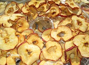 Recept Sušené jablečné chipsy
