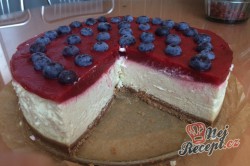 Příprava receptu Tvarohový cheesecake s bílou čokoládou, krok 10