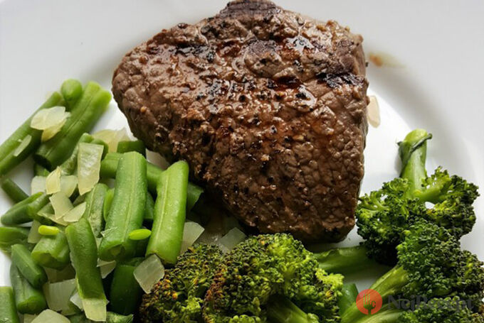 Recept Hovězí steak se zeleninou