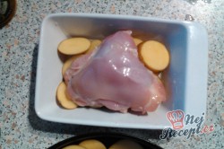 Příprava receptu Pečené kuře na řecký způsob, krok 4