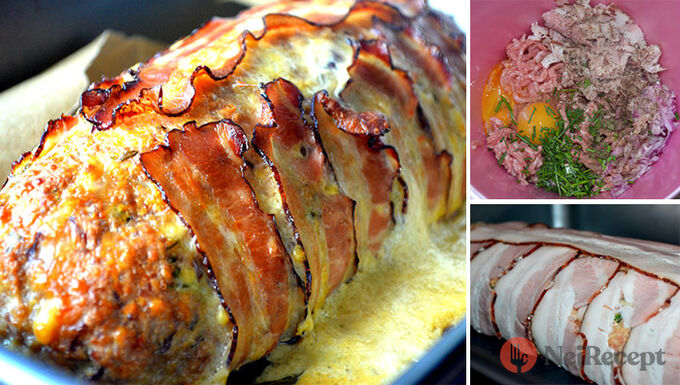 Recept Sekaná pečená ve slanině