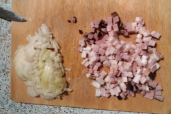 Příprava receptu Zapečené těstoviny s játry, krok 1