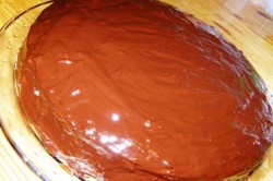 Příprava receptu Čokoládový dort s jahodami, krok 6